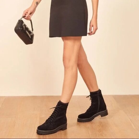 Reformation Sienna %100 Eco Suede Boots - Picture 2 of 11